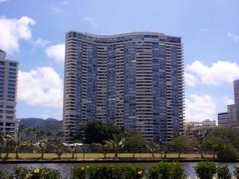 Condos at Ala Wai Canal