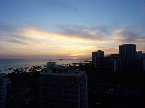 Sunset at Waikiki 1
