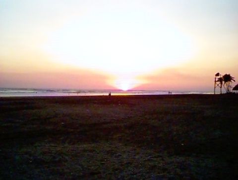 Sunset at Pochomil Beach