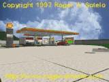 Gas Station Entrance
